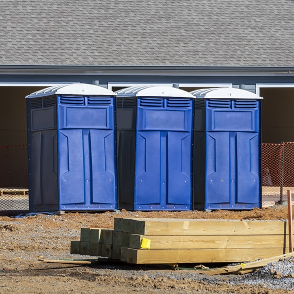 how do i determine the correct number of portable restrooms necessary for my event in Maple River MI